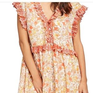 Free people boho dress. Brand new with tags.